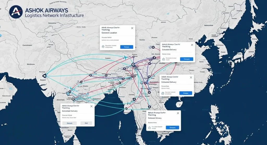 Exploring Ashok Airways Logistics Network Infrastructure