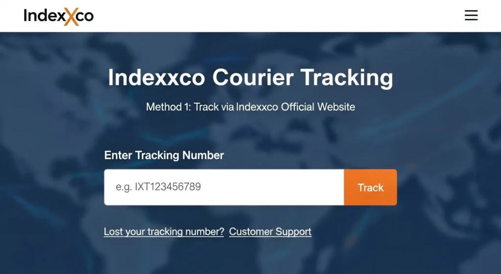Track via Indexxco Official Website