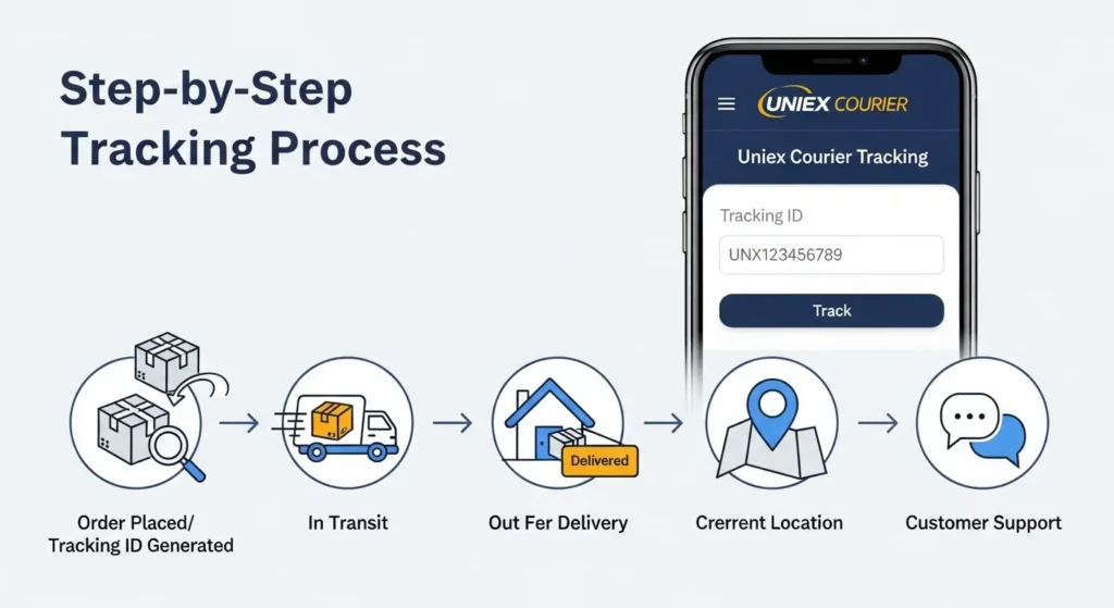 Step-by-Step Tracking Process