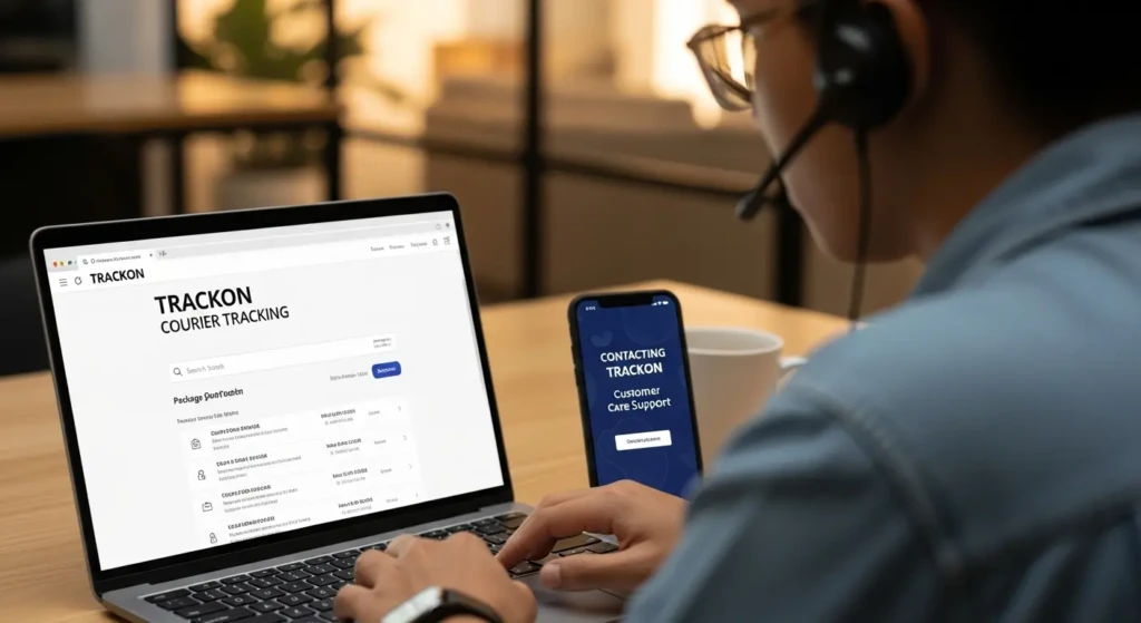 Contacting Trackon Customer Care Support