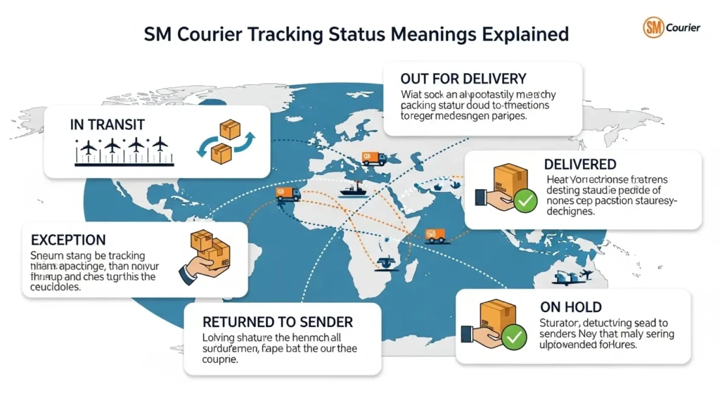 SM Courier Tracking Status Meanings Explained